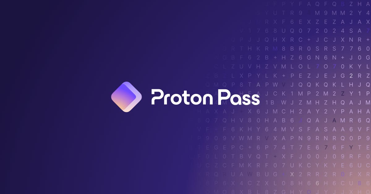 Proton Pass: Free password manager with identity protection | Proton