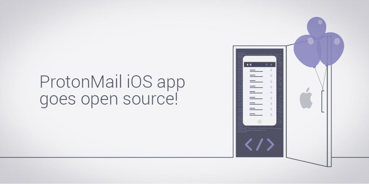 illustration of Proton Mail iOS open source