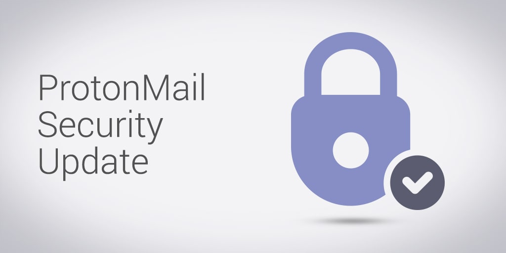Illustration for Proton Mail security update