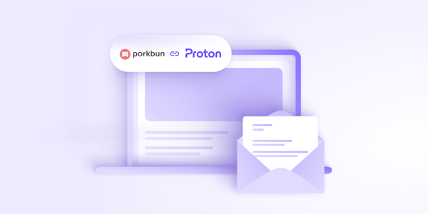 An illustration of a laptop and an open envelope