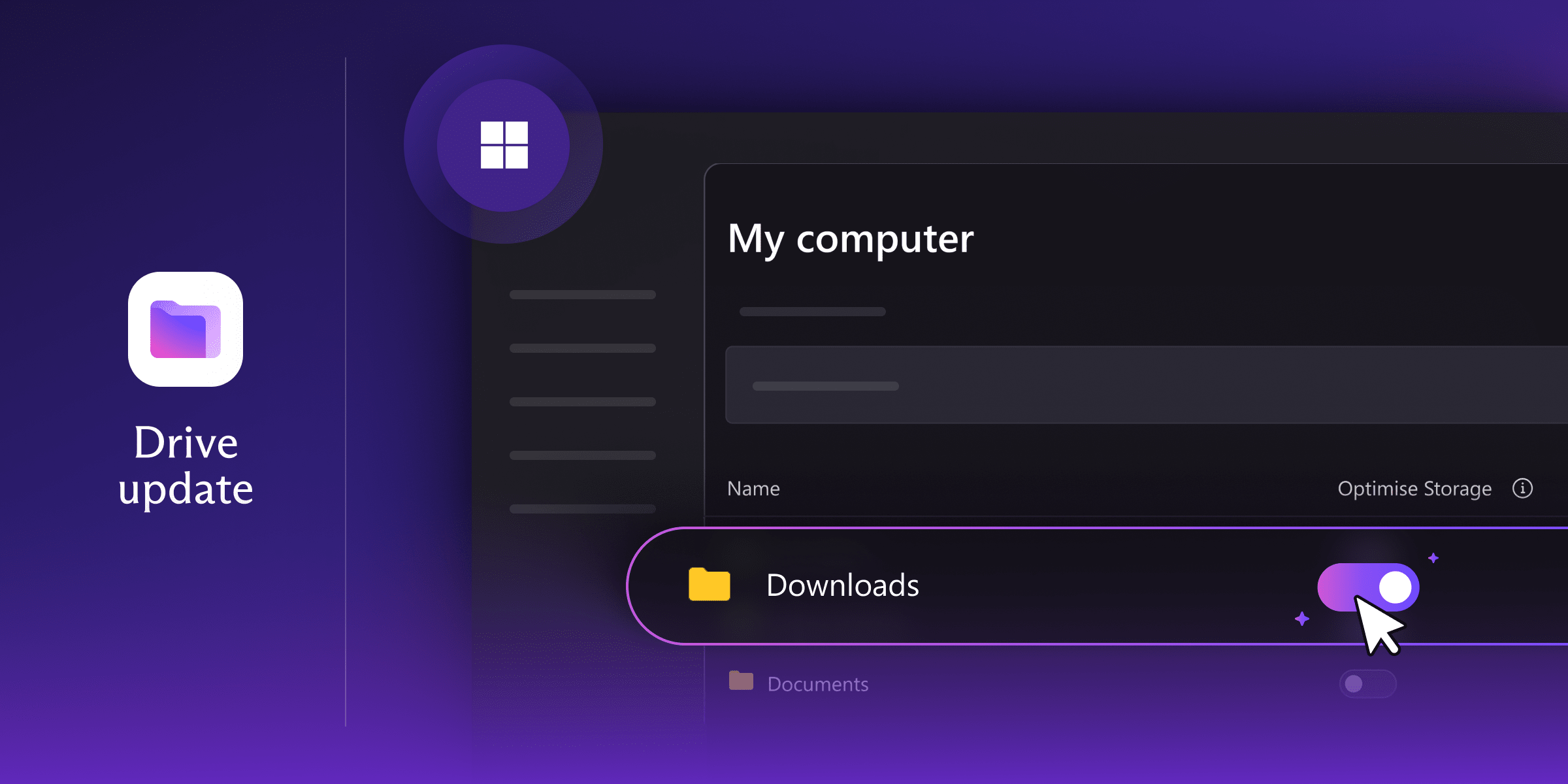Proton Drive for Windows new update with the Optimize Storage feature