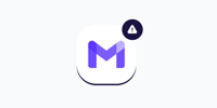 Gmail logo with a hazard sign in the corner