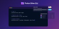 Proton Drive CLI for business cloud storage