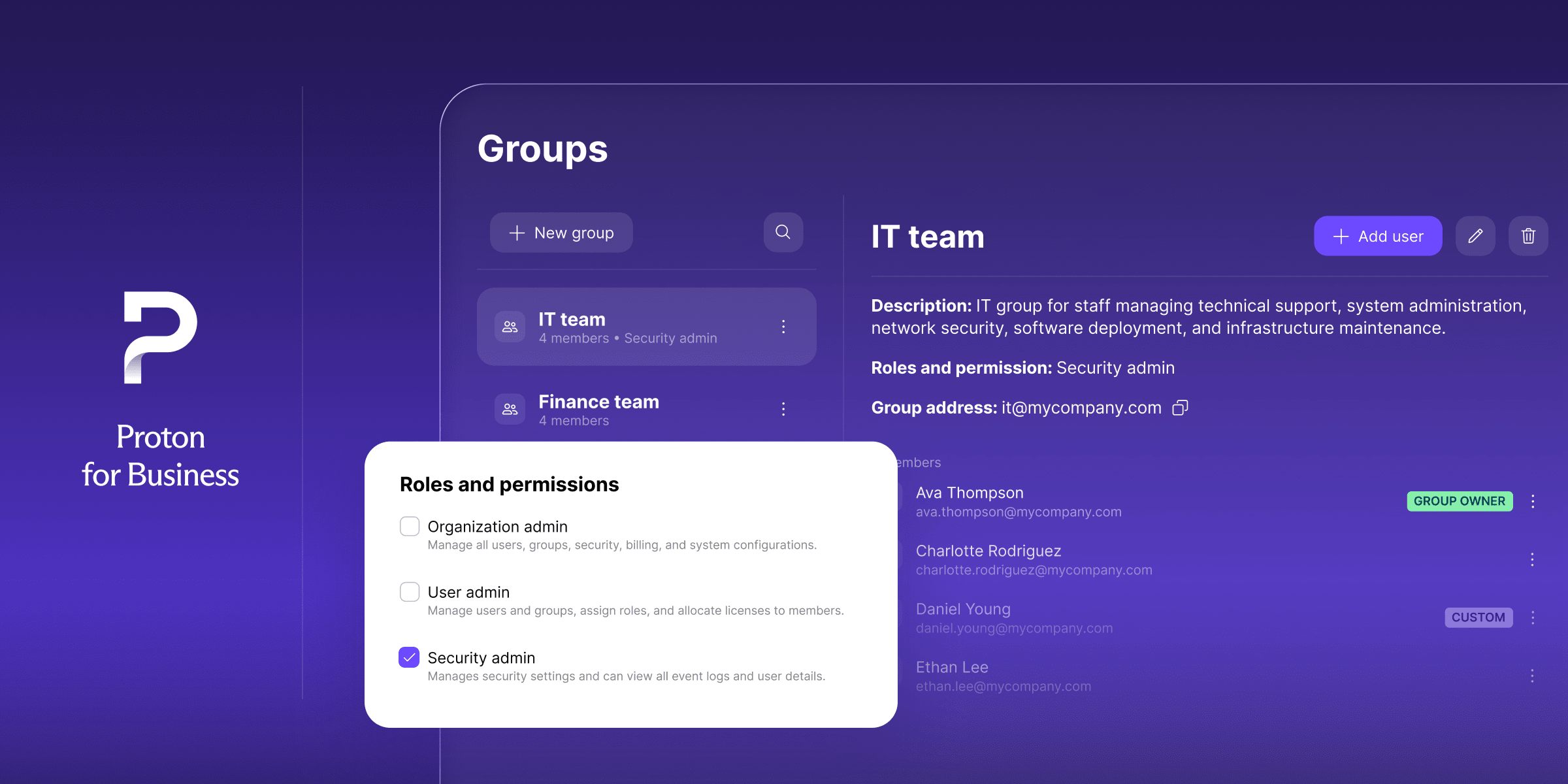Manage team access easily with new Admin roles and SCIM for groups