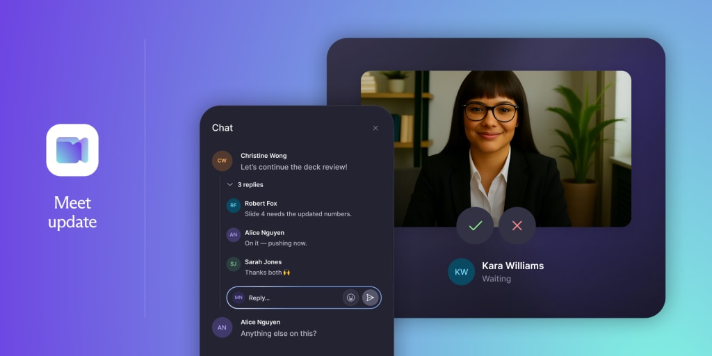 Run more secure, organized meetings with new Proton Meet features