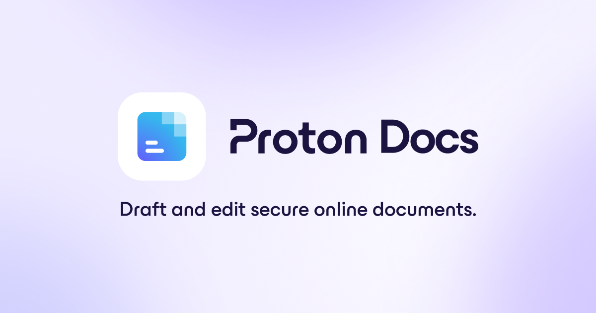 Proton Docs Icon Create and collaborate with secure online documents | Proton