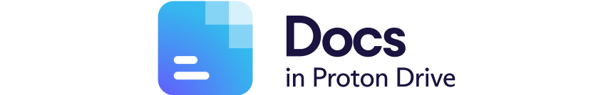 Proton Docs Icon Docs in Proton Drive: The secure Google Docs alternative | Proton