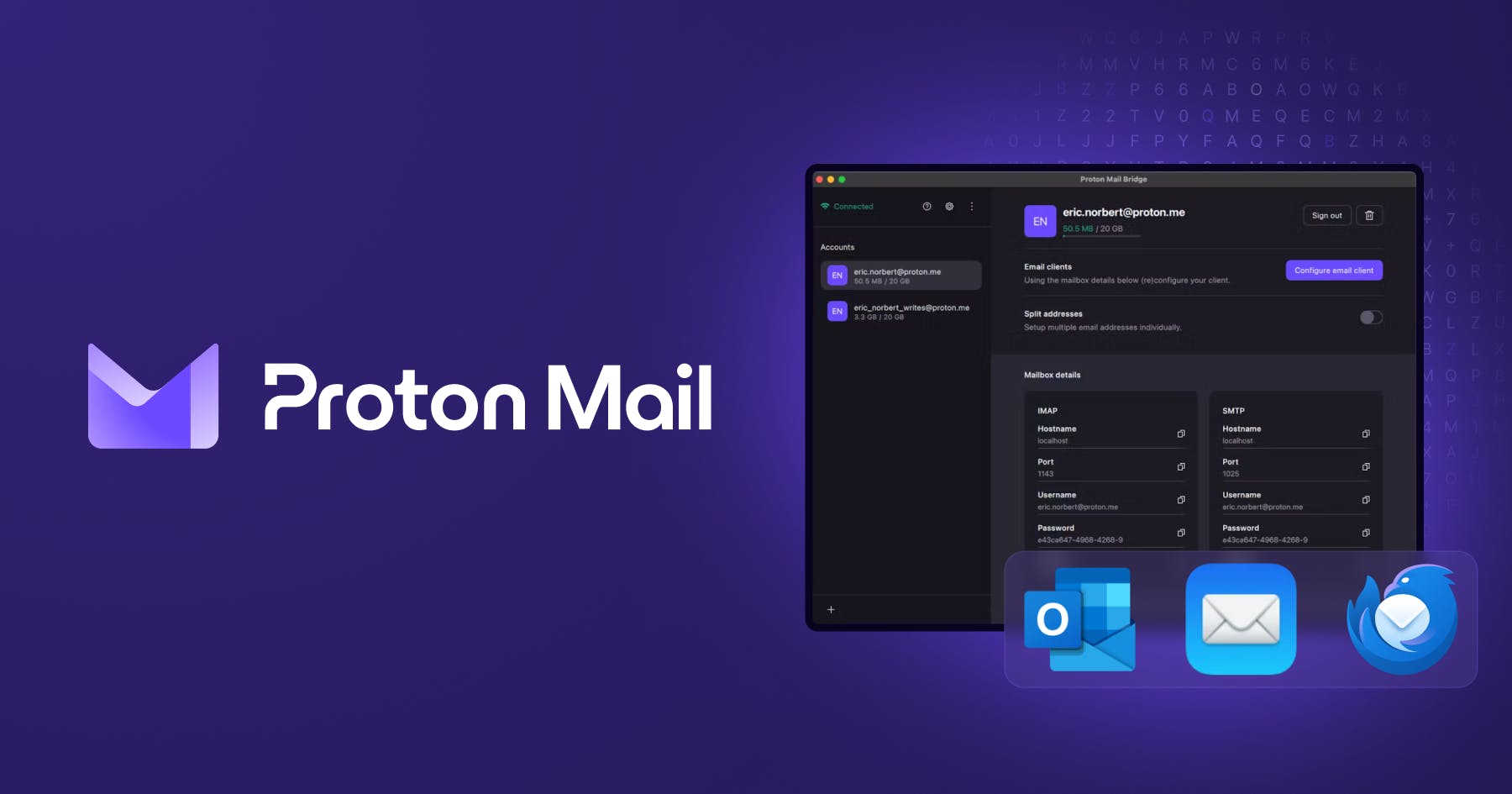 Encrypt your desktop email app with Proton Mail Bridge | Proton